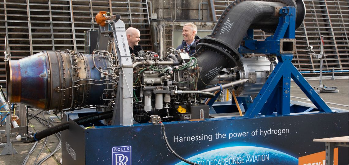 Rolls-Royce tests the hydrogen engine