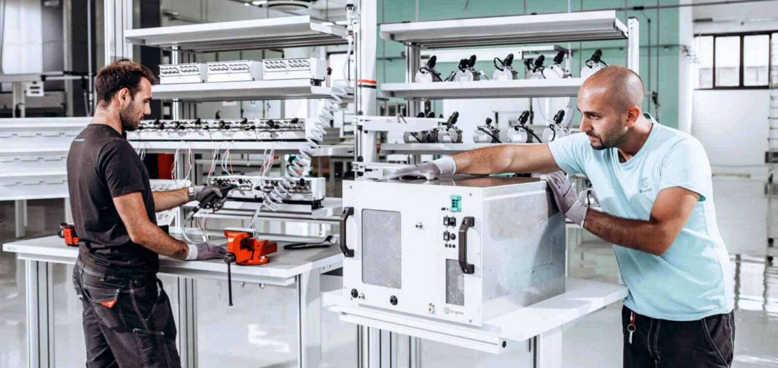 Enapter reçoit 9,3 Millions d’euros pour ses Electrolyseurs