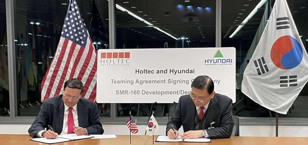 Holtec – Hyundai: Accord de Conception d’un SMR