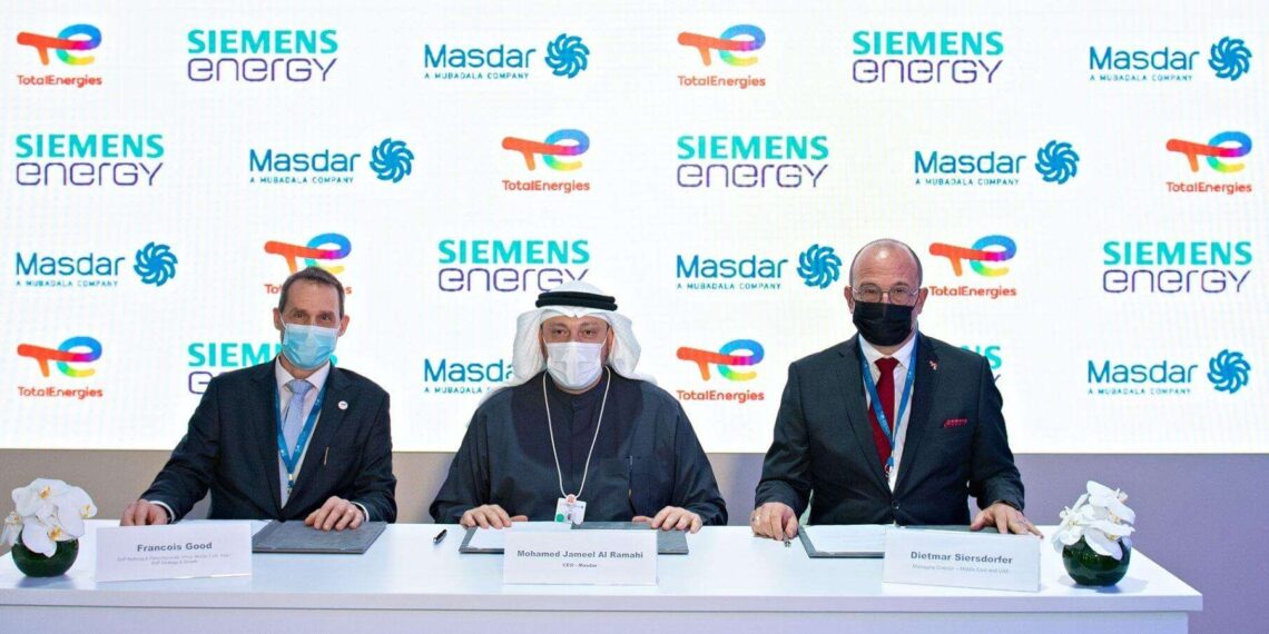 TotalEnergies rejoint le Projet d’Usine d’Hydrogène Vert de Masdar City