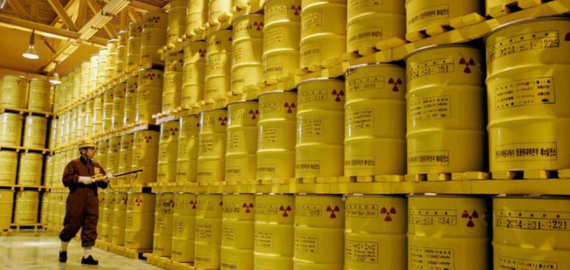 Demonstration in France against the approval of radioactive waste disposal