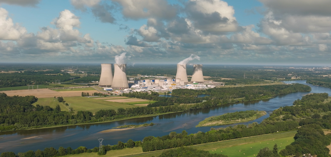 Nuclear power plants in France in 2023