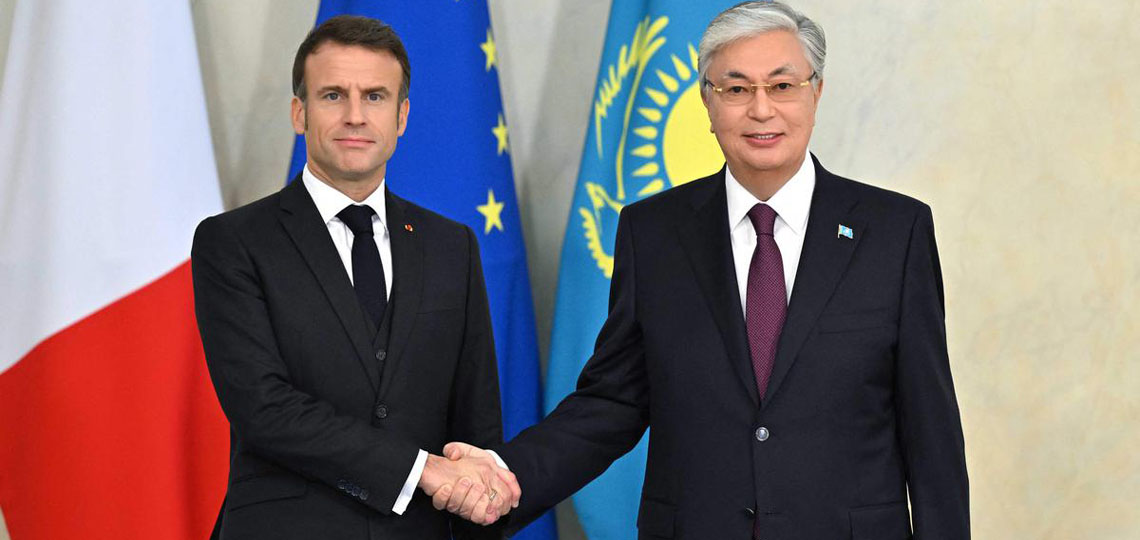 Emmanuel Macron strengthens ties in Central Asia