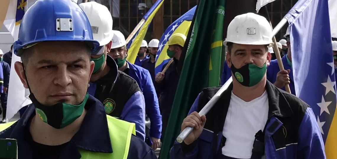 Crise sociale dans les mines de Bosnie face à la transition écologique