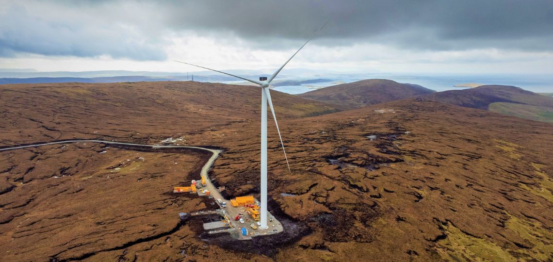 Viking Wind Farm : Première Électricité Générée sur les Îles Shetland