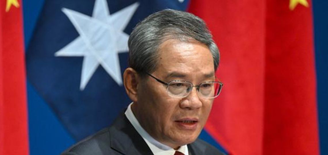 Le Premier Ministre Chinois en Visite Strategique Australie pour Lithium