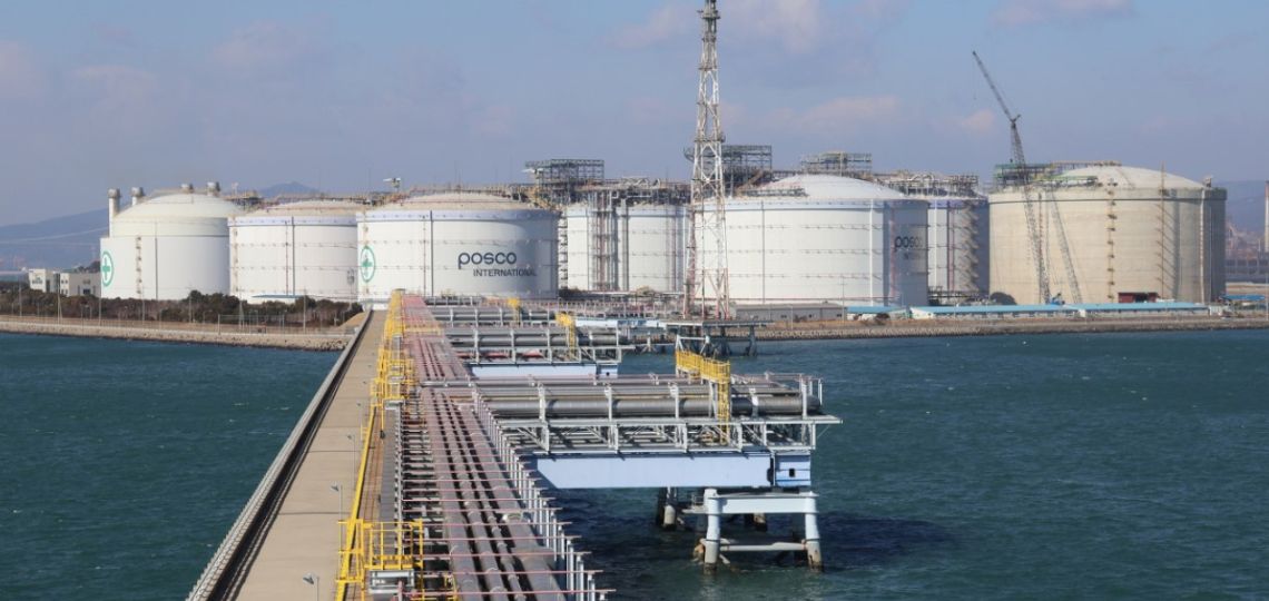 POSCO finalise le premier terminal GNL privé à Gwangyang