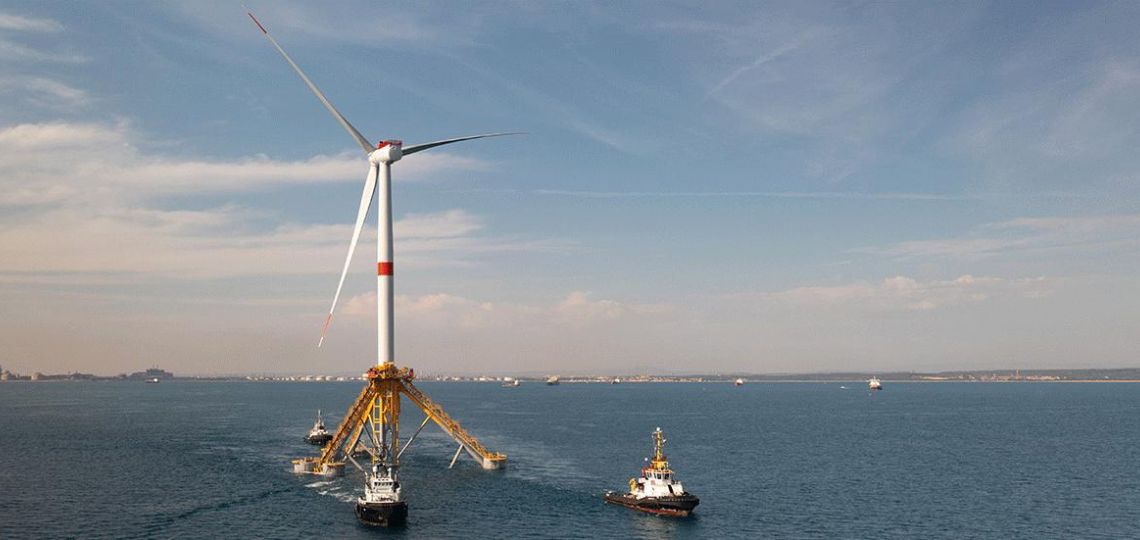 Edison and Blunova join forces for a floating offshore wind farm in Sicily