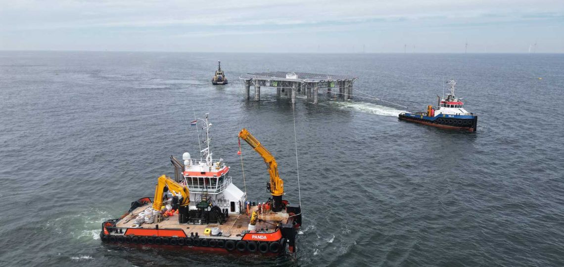 SolarDuck and RWE install Merganser, an offshore floating solar project