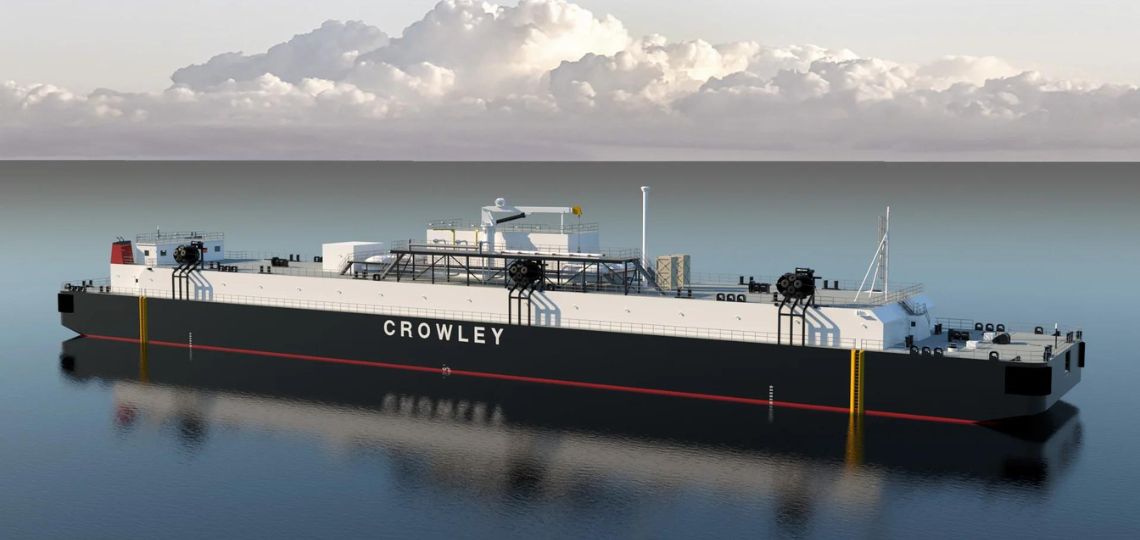 Crowley takes delivery of America’s largest LNG bunker barge