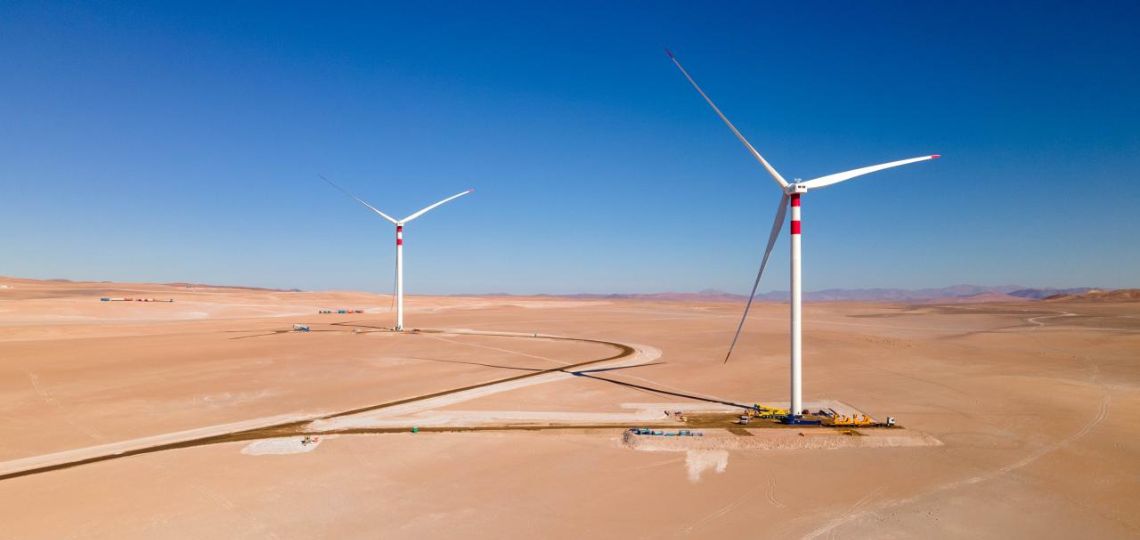 ENGIE commissions the first wind turbine at the Lomas de Taltal wind farm in Chile