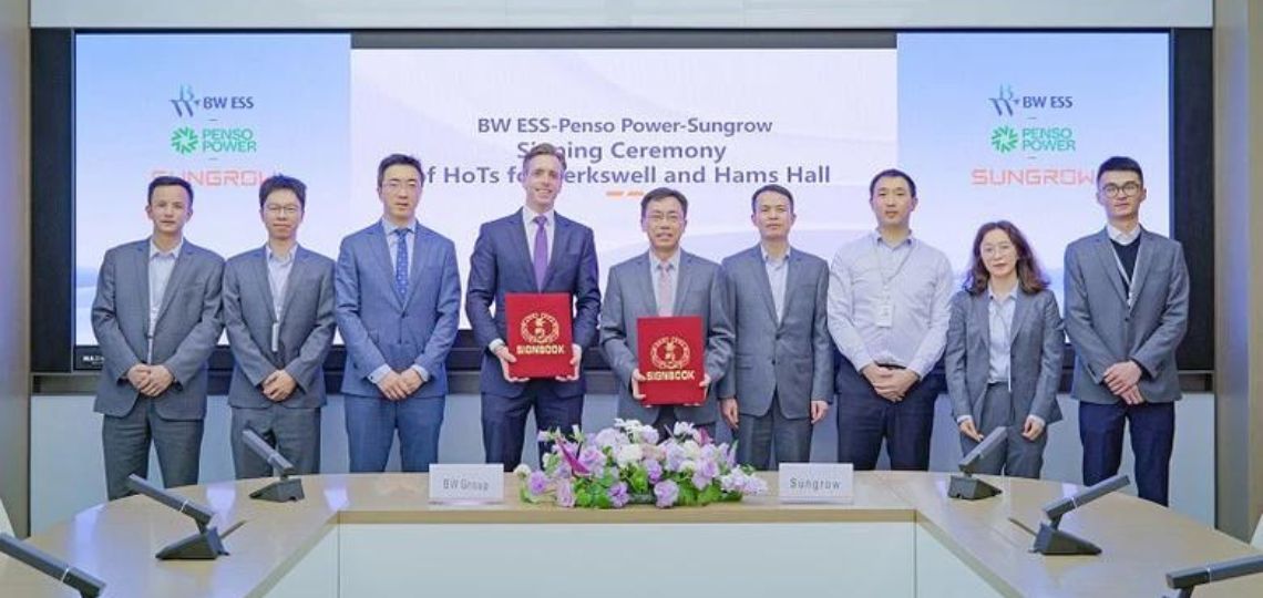 Le Royaume-Uni mise sur 1,4 GWh de stockage énergétique avec Sungrow et BW ESS