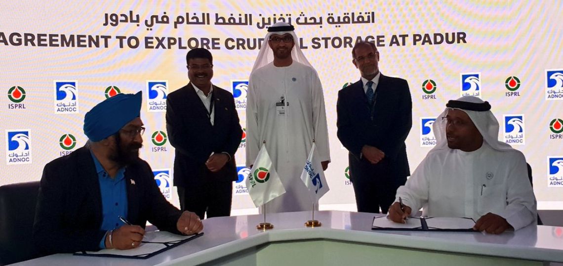 India-UAE agreement to increase crude oil storage capacity