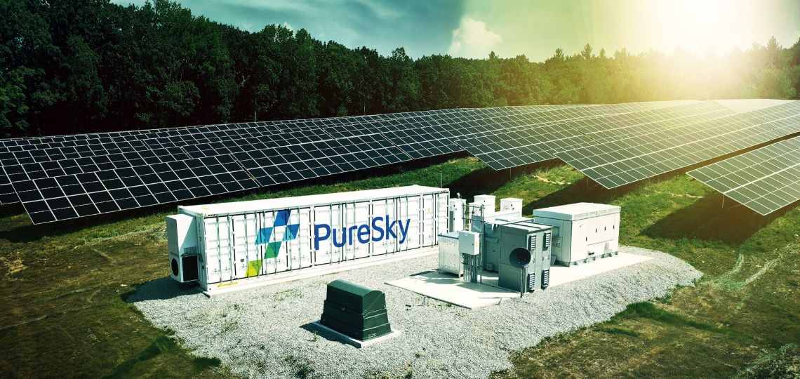 PureSky Energy inaugurates a 4.4 MW solar farm with energy storage in the United States