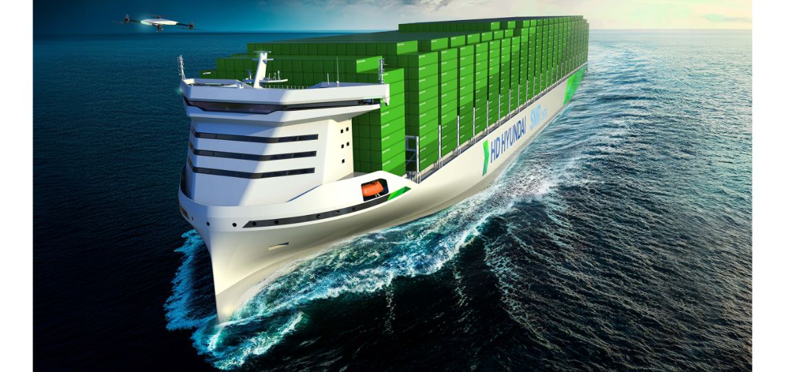 HD Korea Shipbuilding présente un modèle de navire nucléaire alimenté par réacteur modulaire compact (SMR)