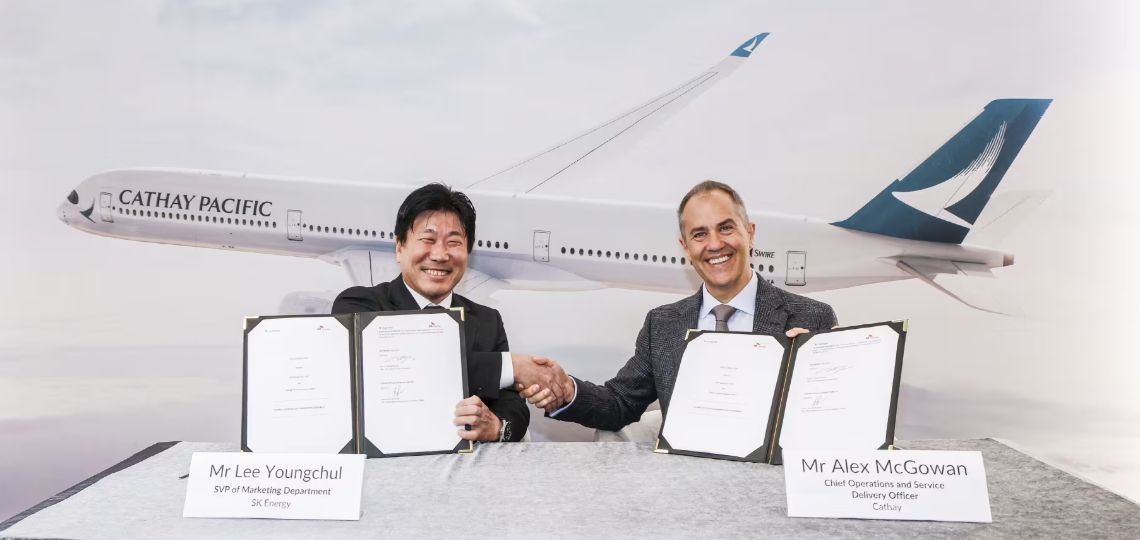 SK Energy signs SAF supply agreement with Cathay Pacific