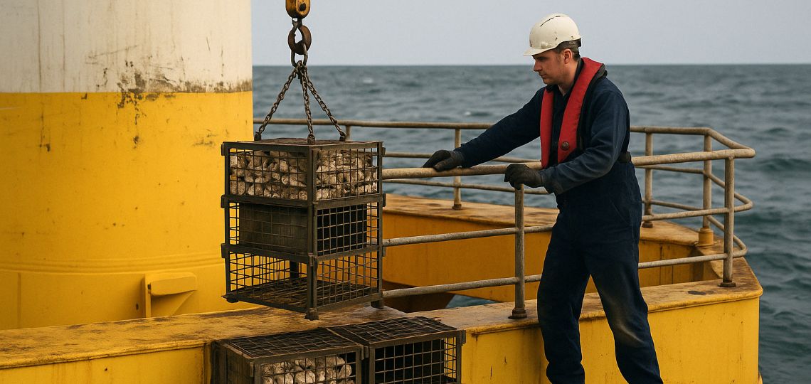 Ocean Winds equips floating wind farm with Biohut modules to attract marine life