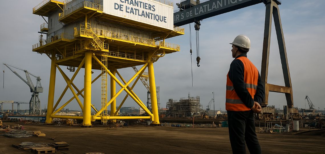 Chantiers de l’Atlantique doubles revenue with offshore wind power push