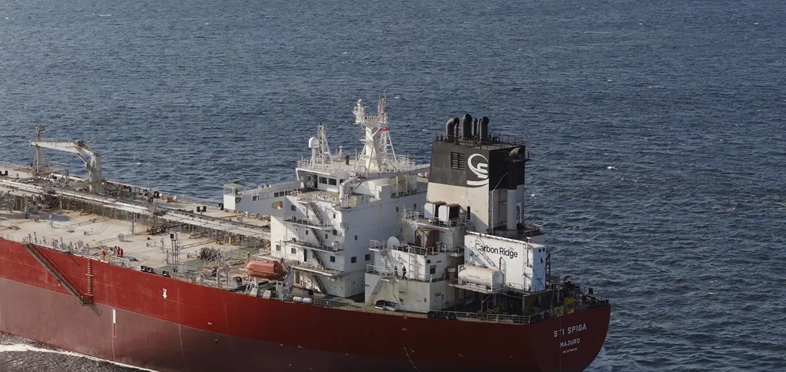Carbon Ridge installs first centrifugal carbon capture unit on board a Scorpio Tankers vessel