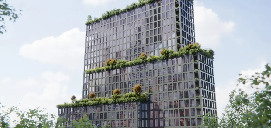 Mitrex décroche un record mondial avec une façade solaire urbaine monumentale