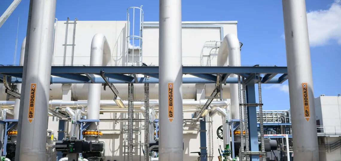 Le SIAAP et SUEZ inaugurent la plus grande unité de production de biogaz en France, à Seine Aval