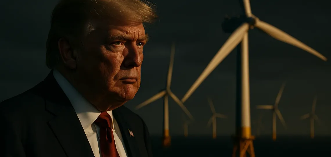 Trump Suspends $9.4 Billion Offshore Wind Project in the United States
