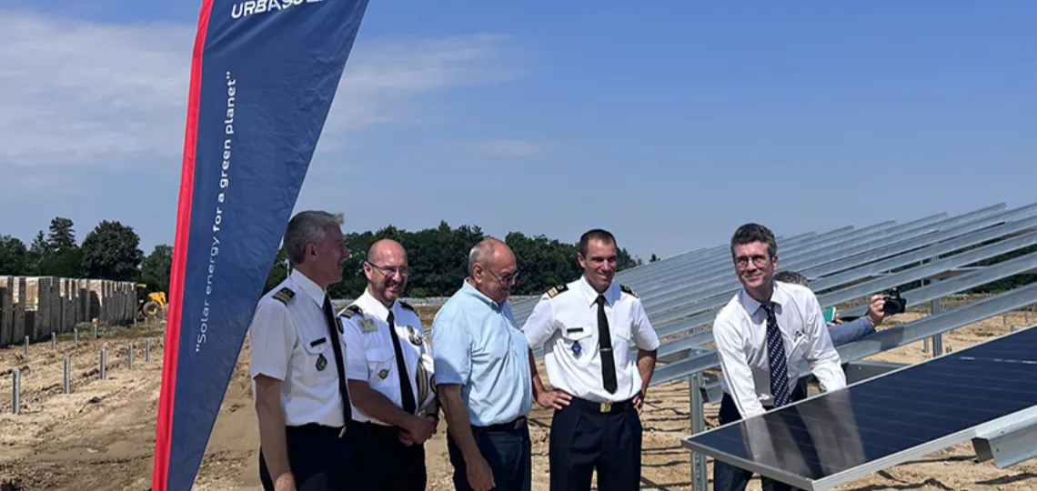 France : Urbasolar met en service un parc solaire de 10 MWc sur un ancien site militaire