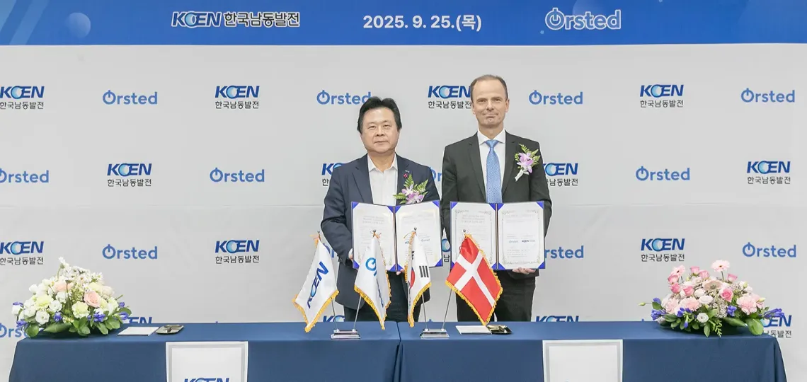 Ørsted and KOEN join forces for 1.4 GW offshore wind project in Incheon