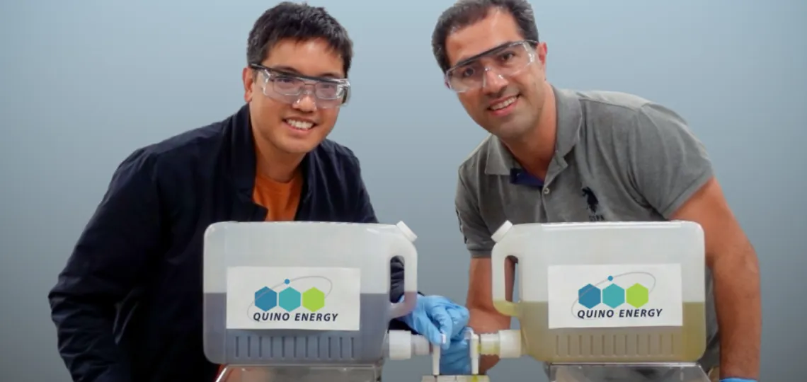 Quino Energy raises $16mn to industrialise organic electrolytes for flow batteries