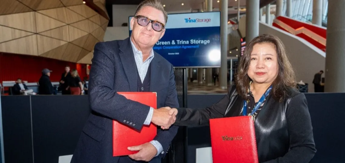 Trina Storage signs agreement with Pacific Green for 5GWh of energy storage