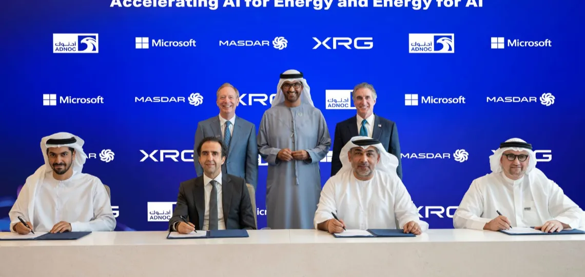 ADNOC, Microsoft, Masdar and XRG lock energy and AI loads