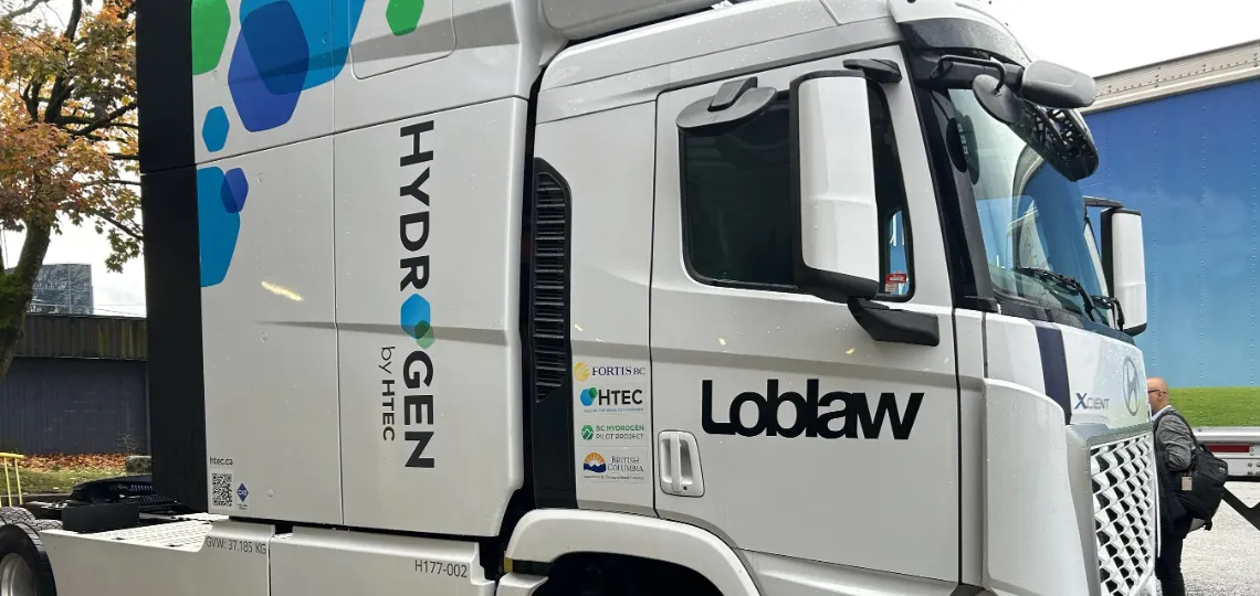 Loblaw and FortisBC launch hydrogen truck for commercial deliveries in British Columbia