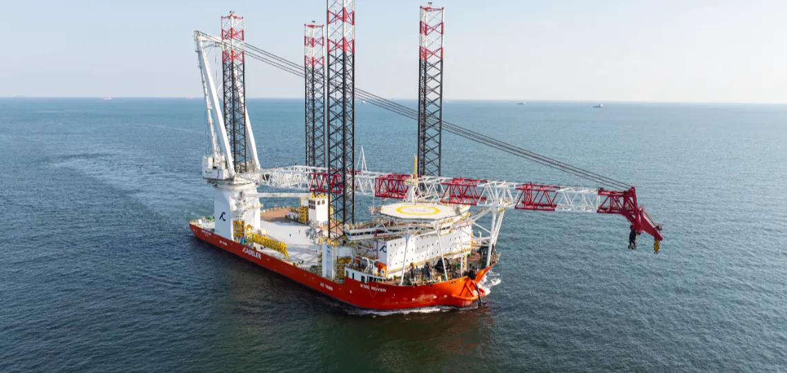 Cadeler receives Wind Mover and doubles its fleet within twelve months