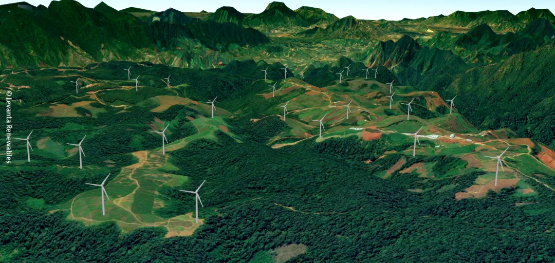 Levanta Renewables and Triconti launch major onshore wind project in the Philippines