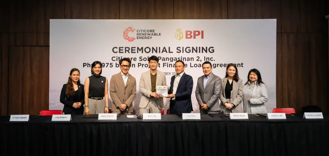 CREC secures PHP3.975bn from BPI to complete 113MW solar project in the Philippines